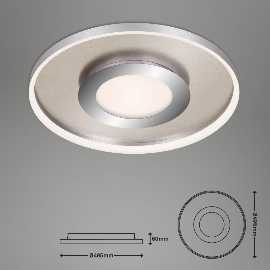 Briloner 3640-012 - LED dimbar taklampa LED/25W/230V 2700-6500K + fjärrkontroll