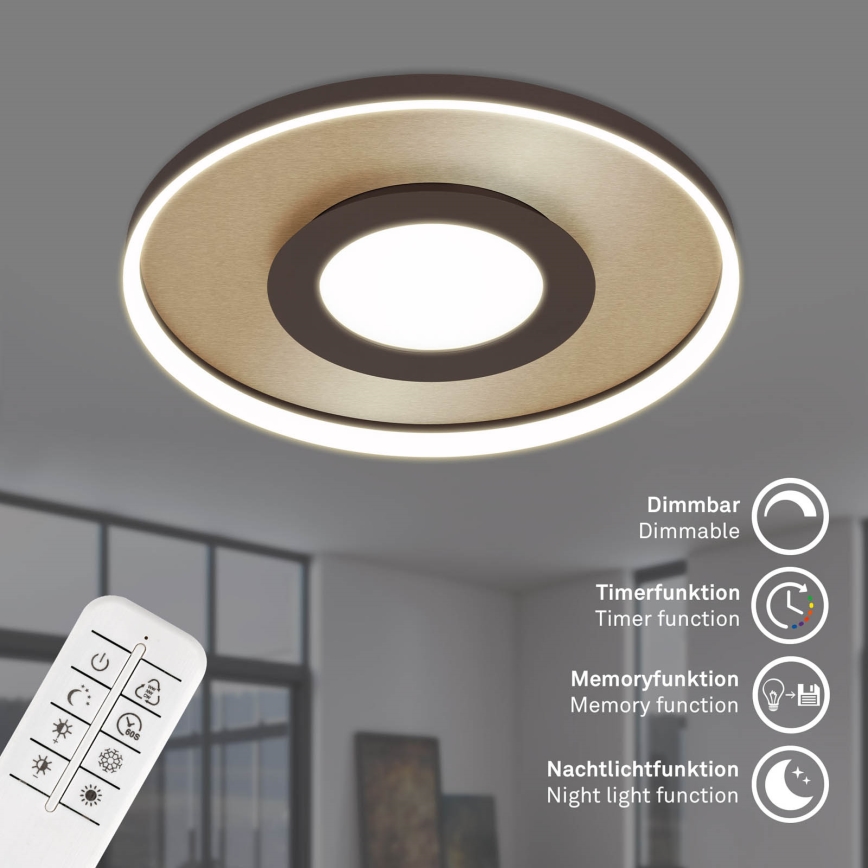 Briloner 3640017 - LED Dimbar taklampa FRAME LED/25W/230V 2700-6500K + fjärrkontroll