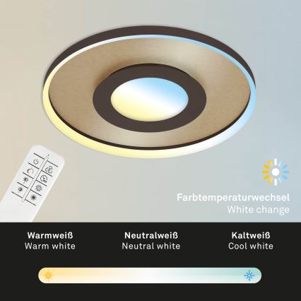 Briloner 3640017 - LED Dimbar taklampa FRAME LED/25W/230V 2700-6500K + fjärrkontroll