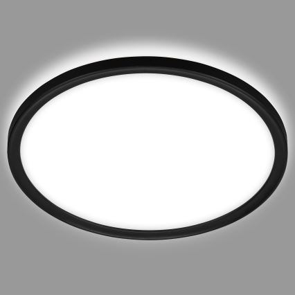 Briloner 3642-415 - LED taklampa för badrum SLIM LED/19W/230V diameter 29 cm IP44 svart