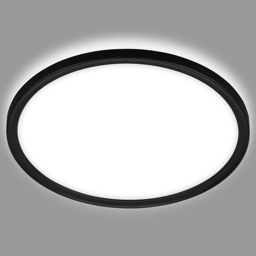 Briloner 3642-415 - LED taklampa för badrum SLIM LED/19W/230V diameter 29 cm IP44 svart