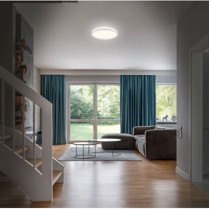 Briloner 3642-416 - LED taklampa för badrum SLIM LED/19W/230V IP44 vit