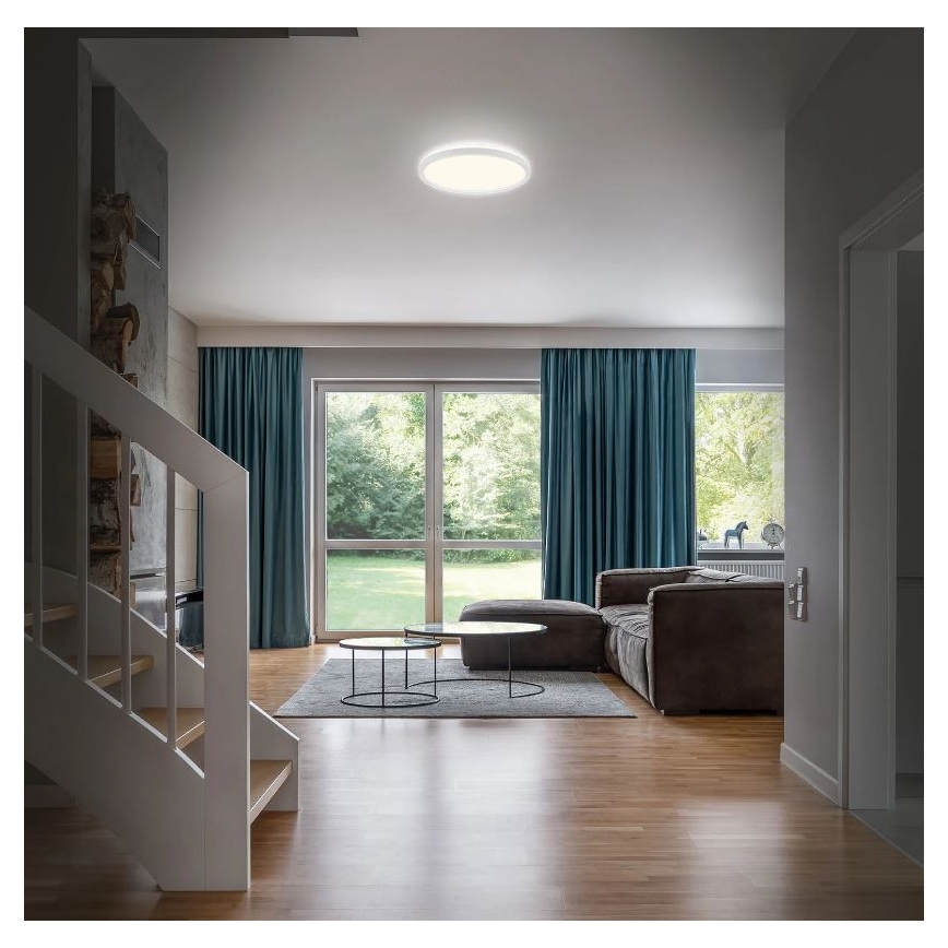Briloner 3642-416 - LED taklampa för badrum SLIM LED/19W/230V IP44 vit