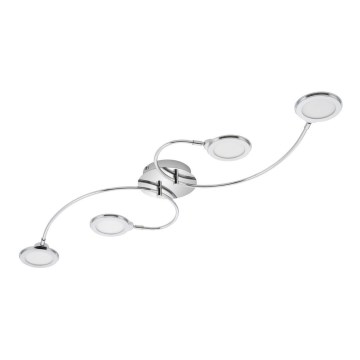 Briloner 3660-048 - Dimbar LED-lampakrona CIRCOLARE 4xLED/5W/230V