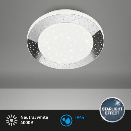Briloner 3693-018 - LED taklampa för badrum LED/15W/230V IP44 4000K diameter 28 cm
