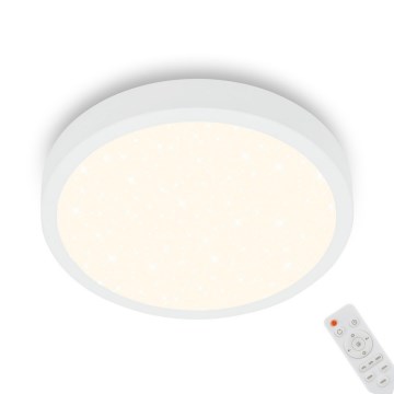 Briloner 3701-016 - LED Dimbar taklampa RUNA LED/18W/230V 2700-6500K vit + fjärrkontroll