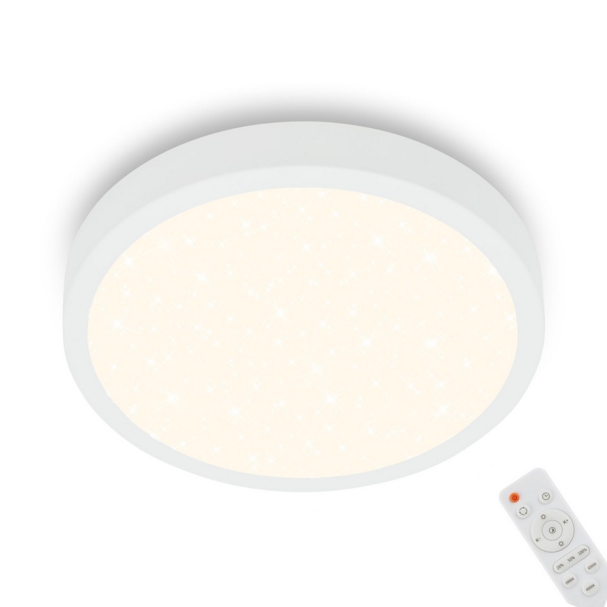 Briloner 3701-016 - LED Dimbar taklampa RUNA LED/18W/230V 2700-6500K vit + fjärrkontroll