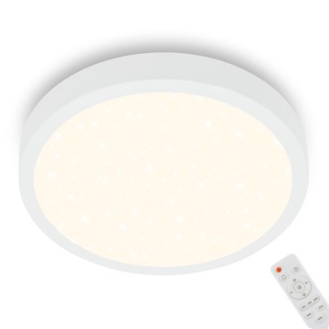Briloner 3704-016 - LED Dimbar taklampa RUNA LED/22W/230V 2700-6500K vit + fjärrkontroll