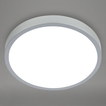 Briloner 3709-014 - LED RGBW Dimbar taklampa LED/22W/230V 4000K diameter 38 cm silver + fjärrkontroll