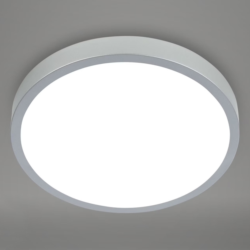 Briloner 3709-014 - LED RGBW Dimbar taklampa LED/22W/230V 4000K diameter 38 cm silver + fjärrkontroll