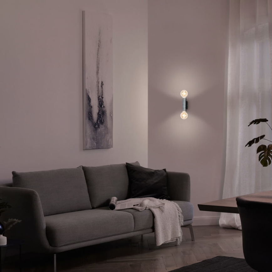 Briloner 3710-024 - Vägglampa 2xE27/10W/230V