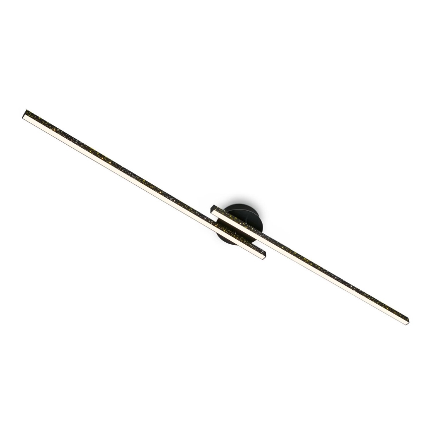 Briloner 3717-025 - LED fäst ljuskrona REY 2xLED/12W/230V svart