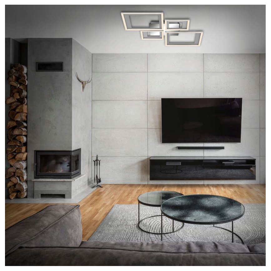 Briloner 3727-019 - LED Dimbar taklampa FRAME LED/38W/230V