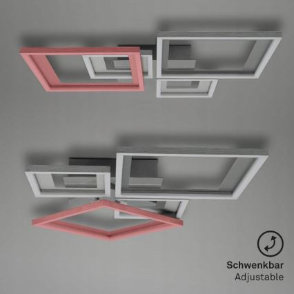 Briloner 3727-019 - LED Dimbar taklampa FRAME LED/38W/230V