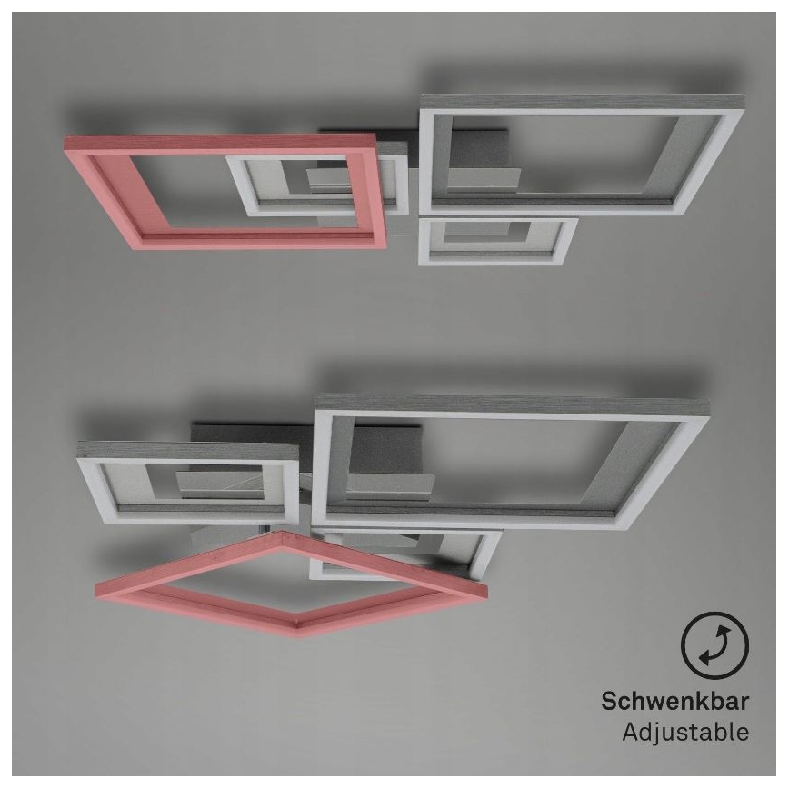 Briloner 3727-019 - LED Dimbar taklampa FRAME LED/38W/230V