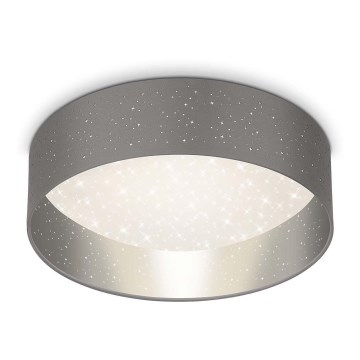 Briloner 3882-014 - LED taklampa MAILA STARRY LED/18W/230V grå/silver