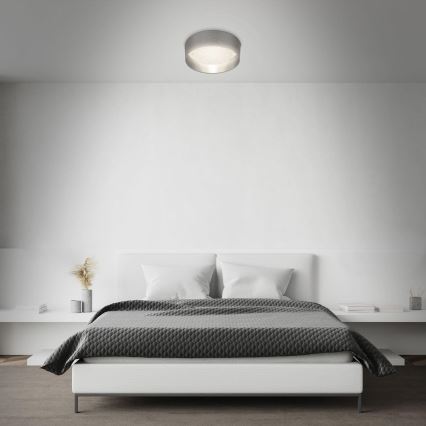Briloner 3882-014 - LED taklampa MAILA STARRY LED/18W/230V grå/silver