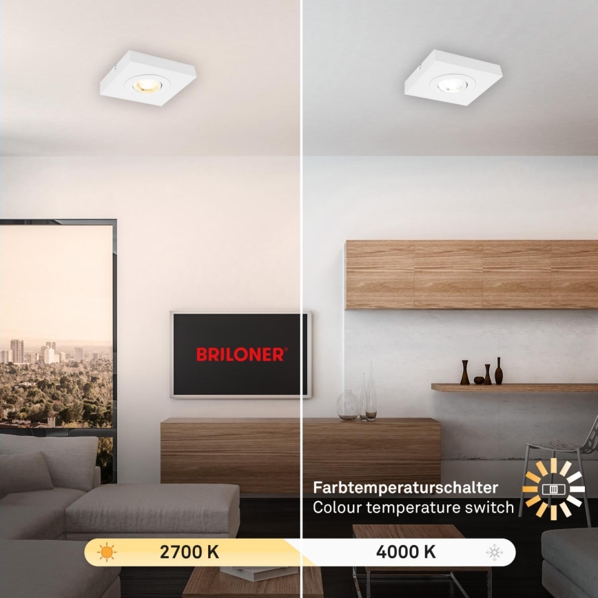 Briloner 3996016 - LED spotlight CTS LED/4W/230V 2700/4000K vit