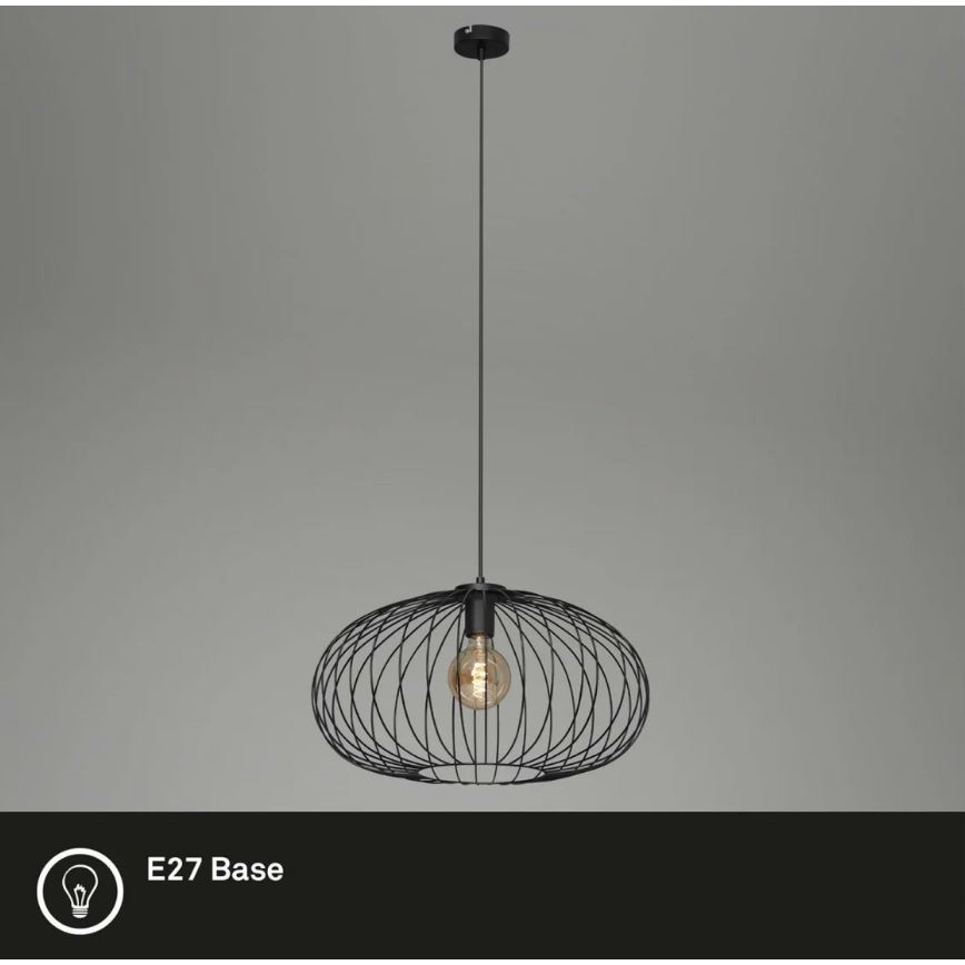 Briloner 4023-015 - Ljuskrona med textilsladd KAGO 1xE27/60W/230V