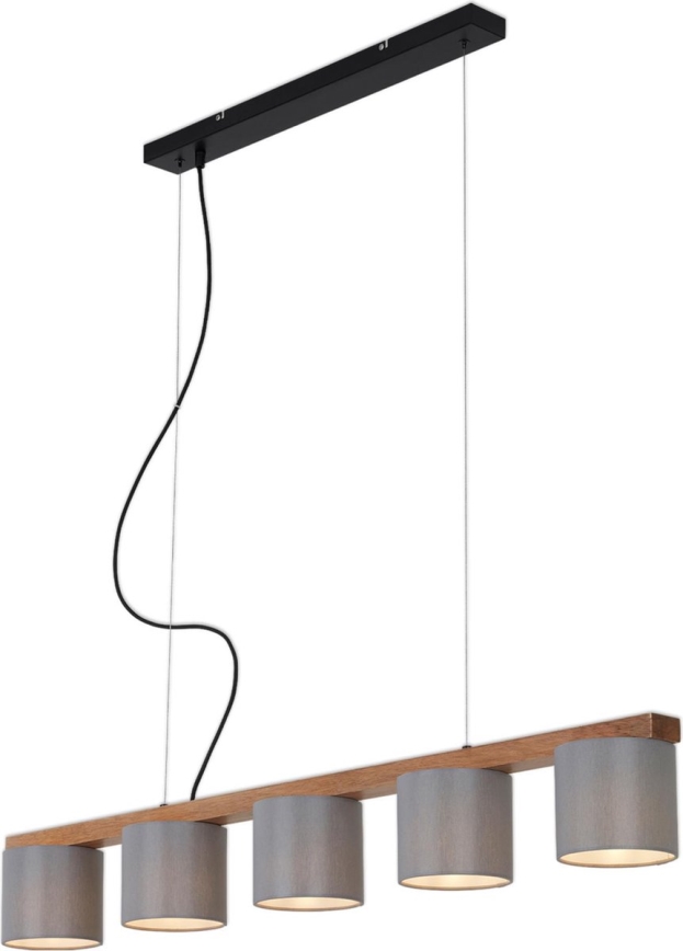 Briloner 4075-054 - Pendel med kabel 5xE14/25W/230V