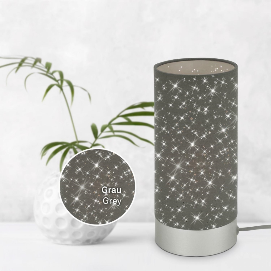 Briloner 7028-014 - Bordslampa STARRY SKY 1xE14/25W/230V grå