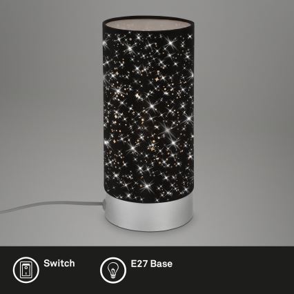 Briloner 7028-015 - Bordslampa STARRY SKY 1xE14/25W/230V svart