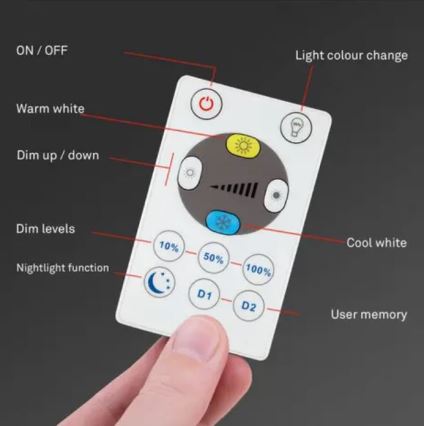 Briloner 7058-016 - LED Dimbar lampa SLIM LED/18W/230V 2700-6500K Wi-Fi Tuya + fjärrkontroll