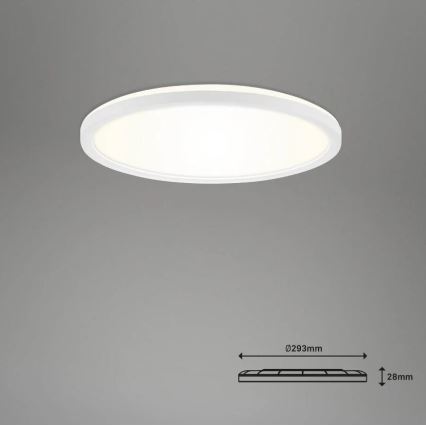 Briloner 7058-016 - LED Dimbar lampa SLIM LED/18W/230V 2700-6500K Wi-Fi Tuya + fjärrkontroll