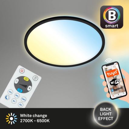 Briloner 7059-015 - LED Dimbar taklampa SLIM LED/22W/230V 2700-6500K Wi-Fi Tuya + fjärrkontroll