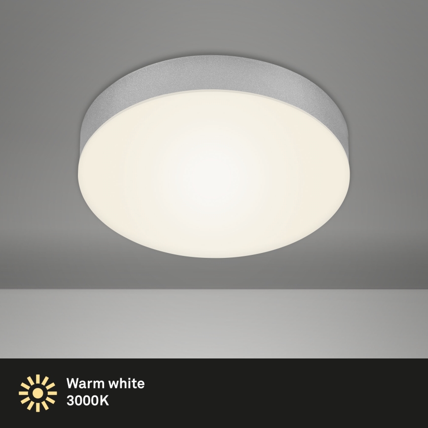 Briloner 7065-014 - LED taklampa FLAME LED/16W/230V silver