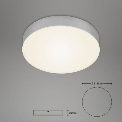 Briloner 7065-014 - LED taklampa FLAME LED/16W/230V silver