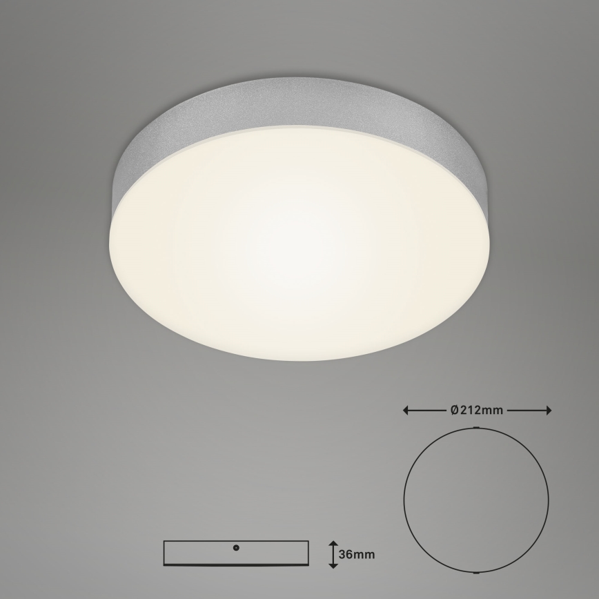 Briloner 7065-014 - LED taklampa FLAME LED/16W/230V silver
