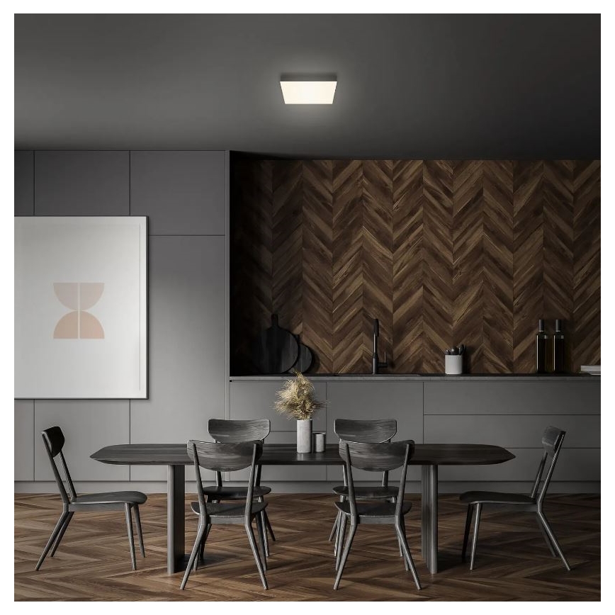 Briloner 7070-015 - LED taklampa FLAME LED/16W/230V svart