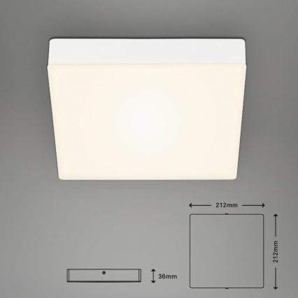 Briloner 7070-016 - LED taklampa FLAME LED/16W/230V vit