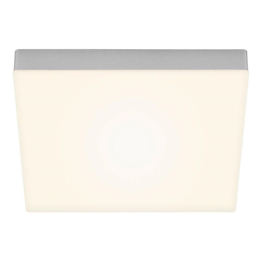 Briloner 7071-014 - LED taklampa FLAME LED/21W/230V 3000K 28,7x28,7 cm silver