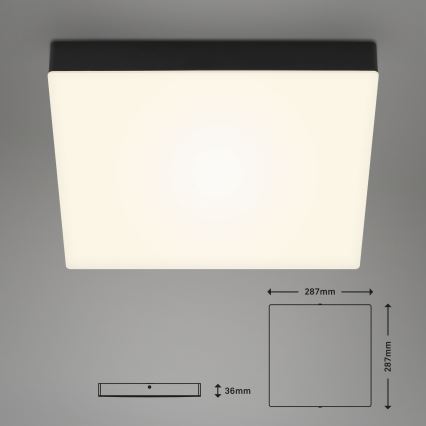 Briloner 7071015 - LED taklampa FLAME LED/21W/230V svart