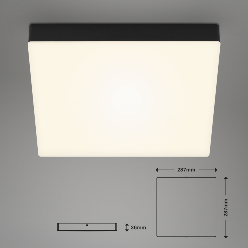 Briloner 7071015 - LED taklampa FLAME LED/21W/230V svart