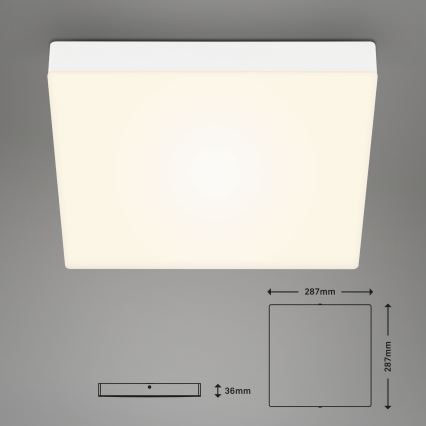 Briloner 7071016 - LED taklampa FLAME LED/21W/230V vit