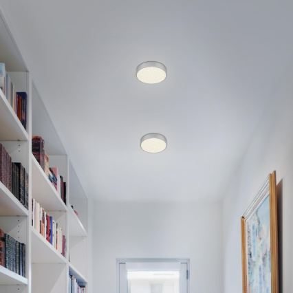 Briloner 7072-414 - LED taklampa STAR SKY LED/11W/230V 4000K diameter 15 cm silver