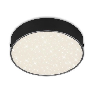 Briloner 7072-415 - LED taklampa STAR SKY LED/11W/230V 4000K diameter 15 cm svart