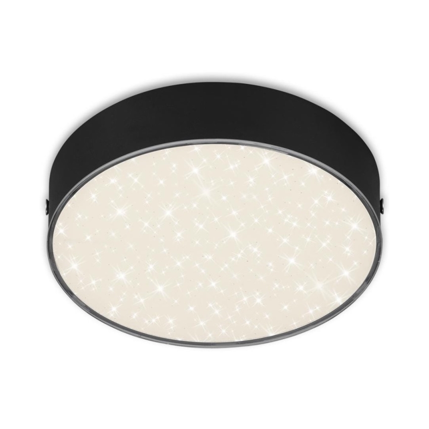 Briloner 7072-415 - LED taklampa STAR SKY LED/11W/230V 4000K diameter 15 cm svart