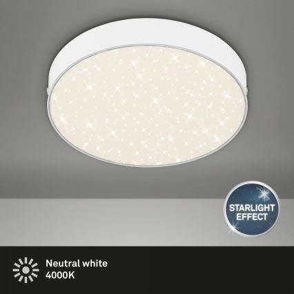 Briloner 7073-416 - LED taklampa STAR SKY LED/16W/230V 4000K diameter 21 cm vit