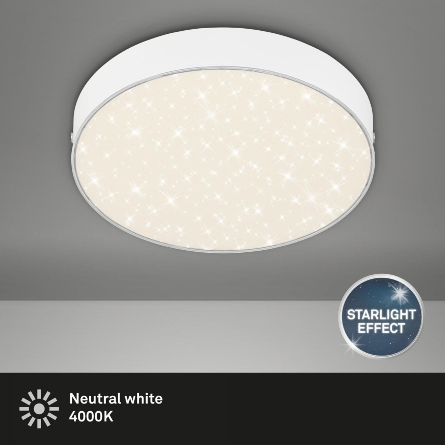 Briloner 7073-416 - LED taklampa STAR SKY LED/16W/230V 4000K diameter 21 cm vit