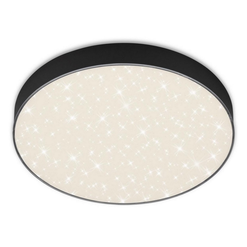 Briloner 7074-415 - LED taklampa STAR SKY LED/21W/230V 4000K diameter 28 cm svart