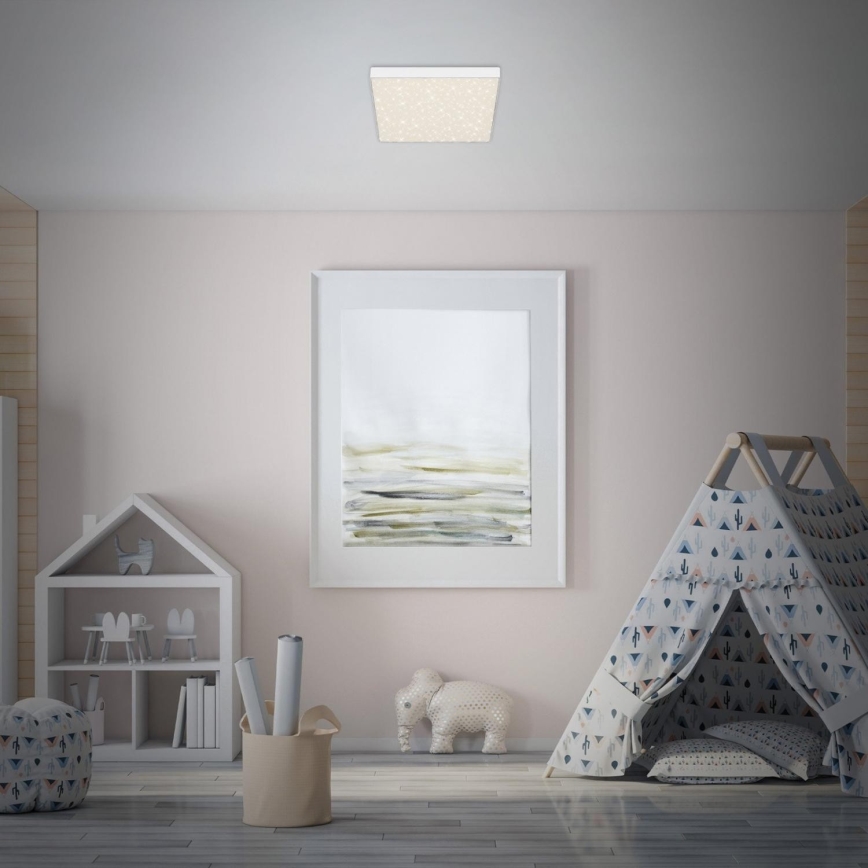 Briloner 7077-416 - LED taklampa STAR SKY LED/16W/230V 4000K 21x21 cm vit
