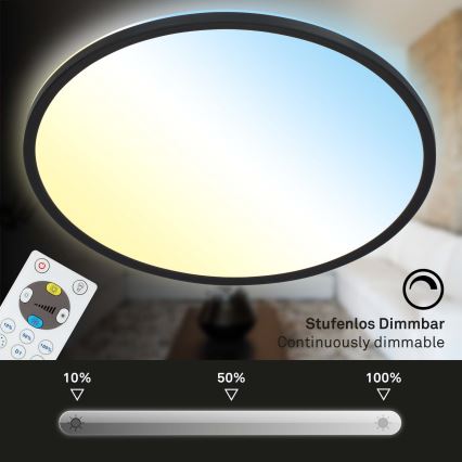 Briloner 7080-015 - LED Dimbar taklampa SLIM LED/22W/230V 2700-6500K + fjärrkontroll