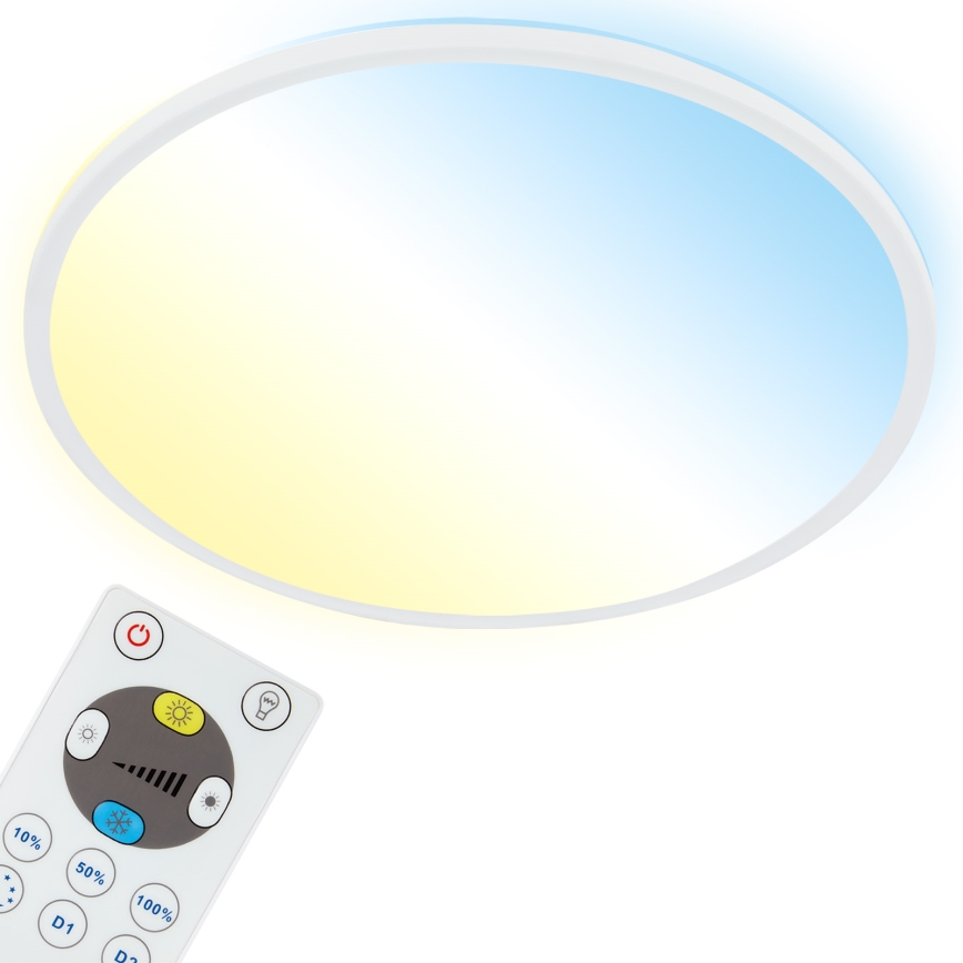 Briloner 7080-016 - LED Dimbar taklampa SLIM LED/22W/230V 2700-6500K + fjärrkontroll