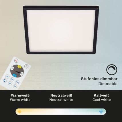 Briloner 7082-015 - LED dimbar taklampa SLIM LED/22W/230V 2700-6500K + fjärrkontroll