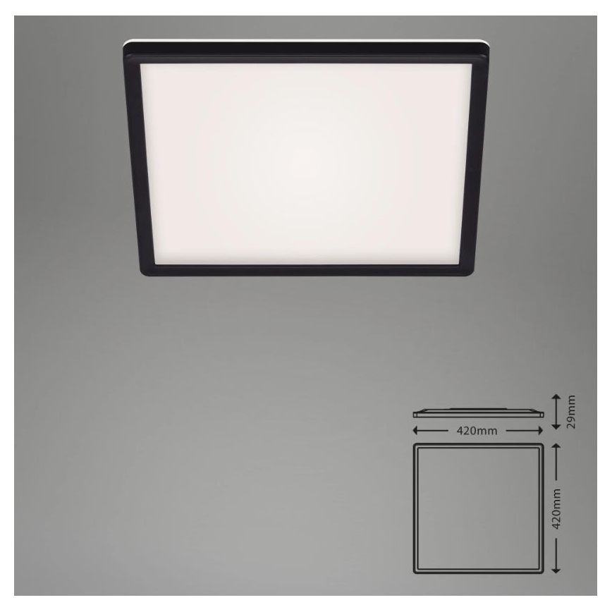 Briloner 7082-015 - LED Dimbar taklampa SLIM LED/22W/230V 2700-6500K + fjärrkontroll