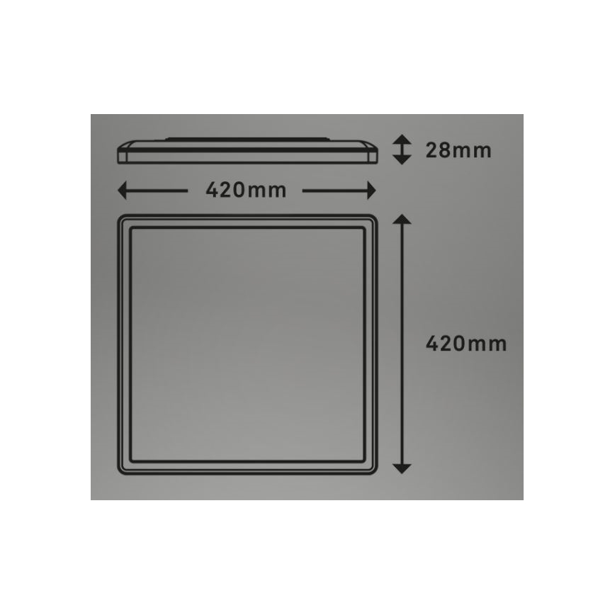 Briloner 7082-016 - LED Dimbar taklampa SLIM LED/22W/230V 2700-6500K + fjärrkontroll